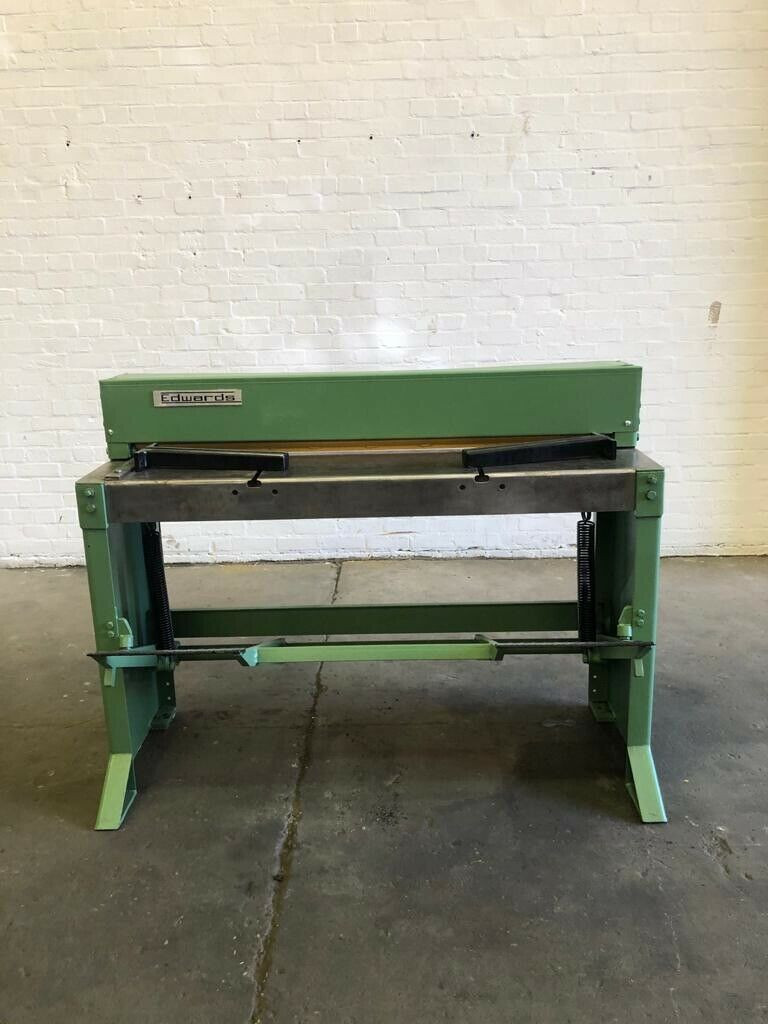 Edwards Sheet Metal Treadle Guillotine