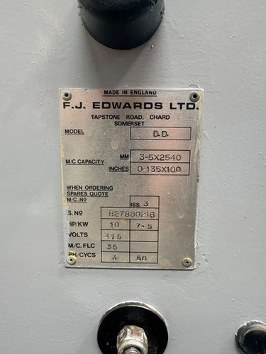 Edwards Truecut DD 2.5m Mechanical Guillotine with PBG & Rear Sheet Supports, photo 2