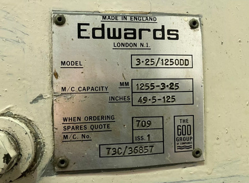 Edwards Truecut DD Sheet Metal Guillotine, photo 2