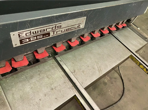 Edwards Truecut DD Sheet Metal Guillotine, photo 8