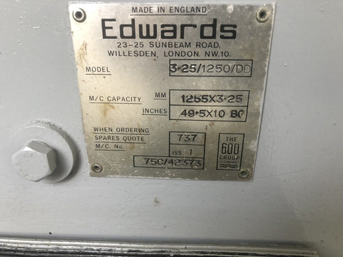 Edwards Truecut DD Sheet Metal Guillotine, photo 2