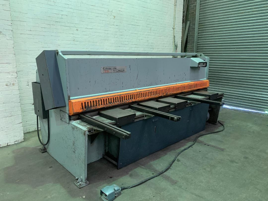 Edwards Truecut Hydraulic Guillotine 6.5mm x 3m