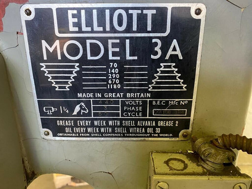 Elliot Model 3A Pillar Drill, photo 2