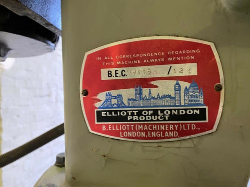 Elliot Model 3A Pillar Drill, photo 4