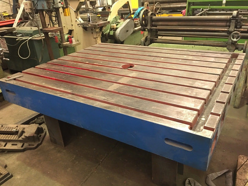 Engineering "T" Slotted Table On stand (1800mm x 1500mm), photo 3