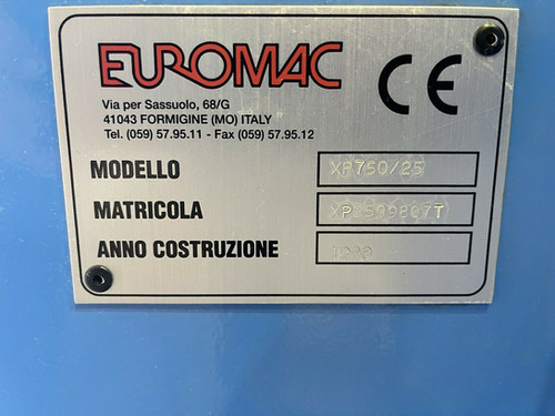 EUROMAC XP 750/25 Hydraulic Punch, photo 7
