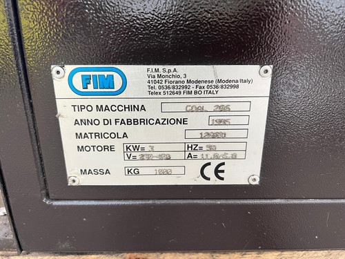 FIM GOAL 206 Hydraulic Variable Angle Corner Notcher, photo 8