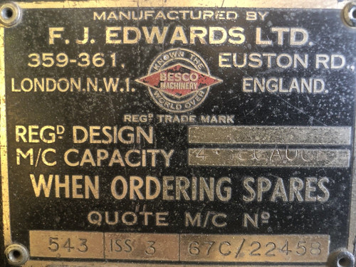 FJ Edwards Box & Pan Folder 1250mm x 1.2mm, photo 4