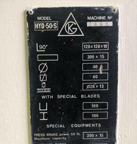 Geka 50S Hydraulic Universal Iron Worker, photo 3