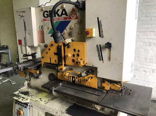 Geka Hydracrop model HYD 80 Hydraulic Universal Iron Worker, photo 8