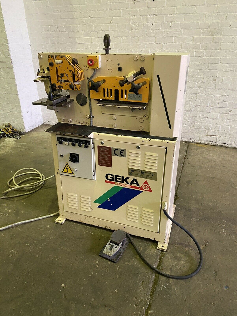 Geka Microcrop 36ton Universal Ironworker