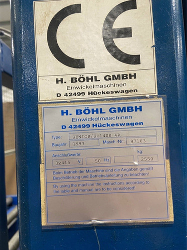 H.BOHL (SENIORS/S-1400VA) Horizontal Spiral Wrapper, photo 5