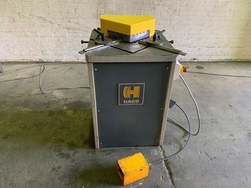 HACO Hydraulic Corner Notcher Capacity: 220mm x 4mm, photo 1