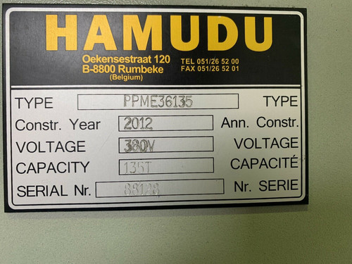 Hamudu (HACO) PPME36135 CNC Press Brake, photo 5