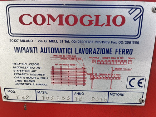 Icaro (Italy) P42 Re Bar Bender, photo 2