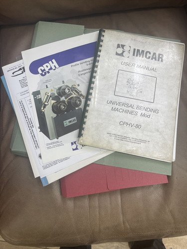 IMCAR (Italy) CPHV80 Double Pinch Section Bending Rolls, photo 4