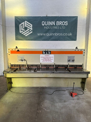 K & B 6mm Hydraulic Sheet Metal Guillotine