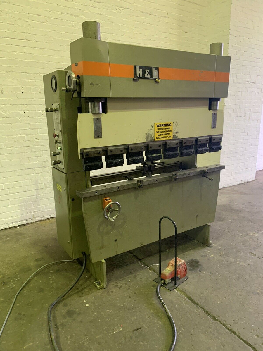 K & B (Holland) 1.6m Hydraulic Press Brake
