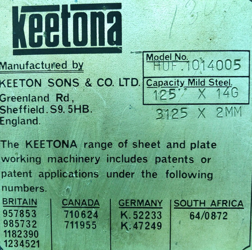 Keetona Hydroform Powered Box & Pan Folder 3150mm x 2mm, photo 4