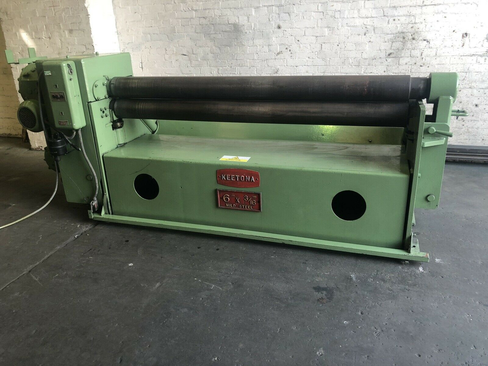 Keetona Powered Sheet Metal Bending Slip Rolls