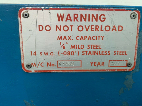 Keetona Shearmatic Sheet Metal Guillotine, photo 4