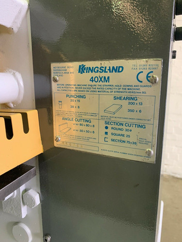Kingsland 40XM Universal Hydraulic Ironworker, photo 7