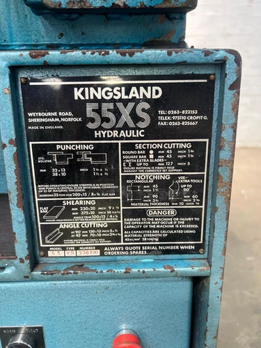 Kingsland 55XS Hydraulic 5 station Universal Steelworker, photo 7
