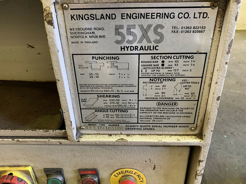Kingsland 55XS Hydraulic Universal Steelworker, photo 4