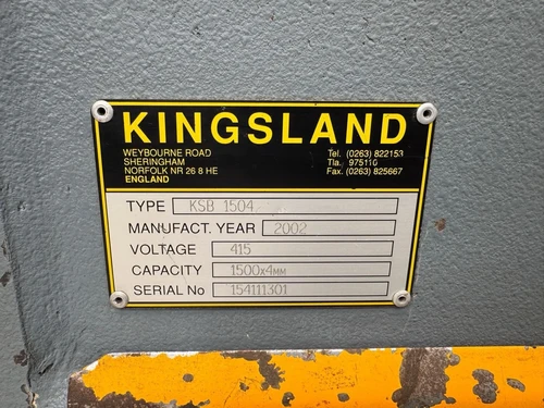 Kingsland KSB1504 Hydraulic Shear, photo 3