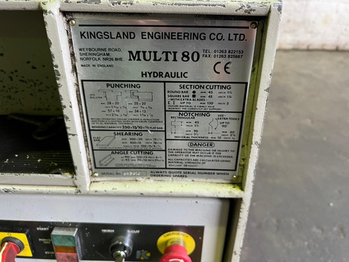 Kingsland Multi 80 Universal Ironworker, photo 6