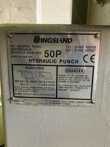 Kingsland P50 Punch With CNC Loading Track, photo 6