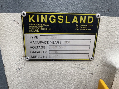 Kingsland TSX 3006 CNC Hydraulic Sheet Metal Guillotine, photo 3