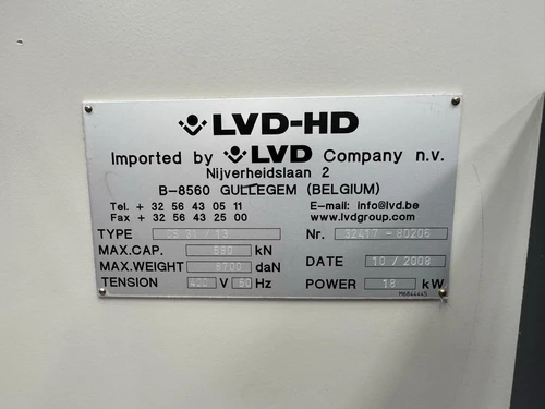 LVD CS 31-13 Hydraulic Shear, photo 7