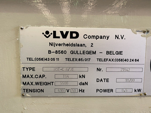 LVD HST-C 6/31 Hydraulic Guillotine, photo 5