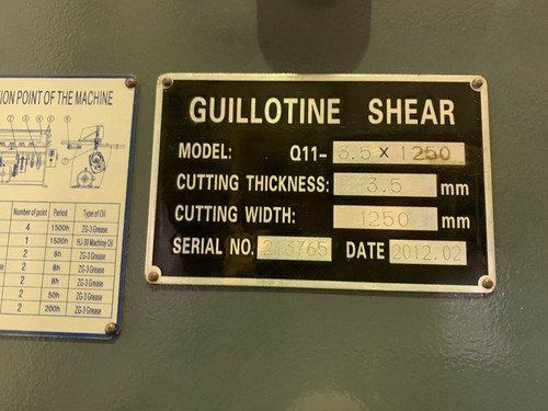 Mantech 3.5mm Sheet Metal Guillotine, photo 8