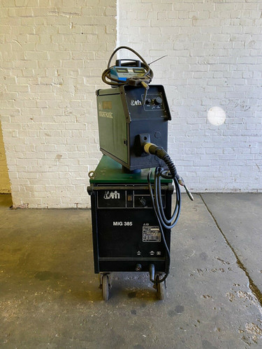 Migatronic 385 Mig Welder Trolly Mounted, photo 2