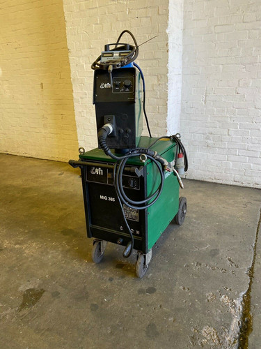Migatronic 385 Mig Welder Trolly Mounted, photo 5