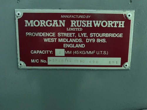 Morgan Rushworth 2m Hydraulic Powered Box & Pan Folder, photo 7