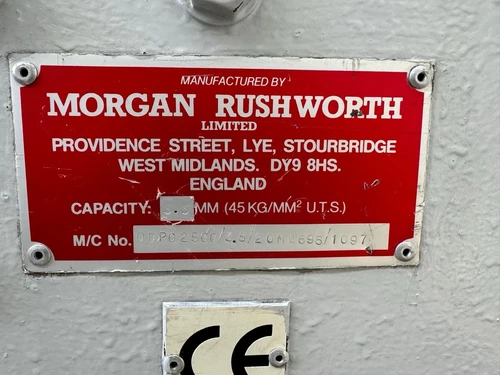 Morgan Rushworth DDPG 2.5m Sheet Metal Guillotine, photo 8