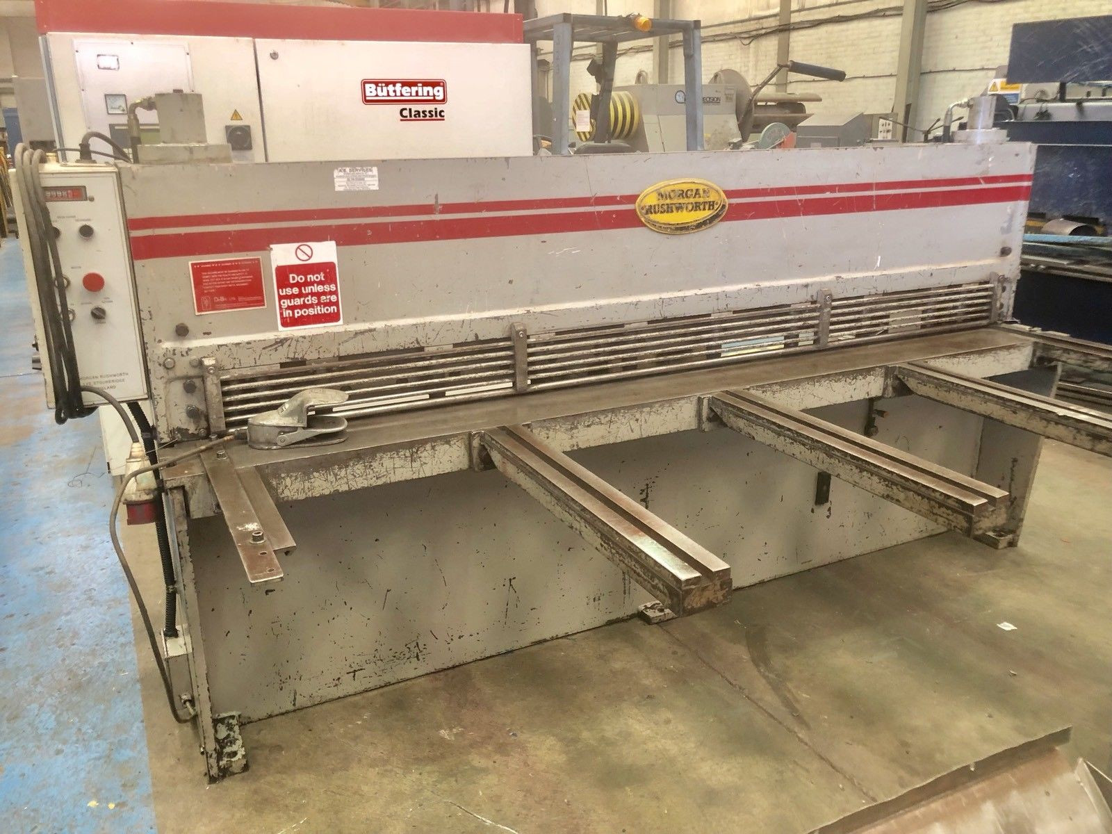 Morgan Rushworth Hydraulic Guillotine 2560mm x 4mm