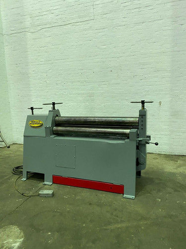 Morgan Rushworth Powered Pyramid Bending Slip Rolls, photo 1