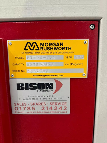 MORGAN RUSHWORTH PSR 50/155 Section Bending Rolls, photo 8