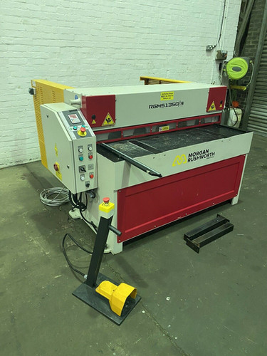 Morgan Rushworth RGMS 1350/3 Sheet Metal Guillotine, photo 2