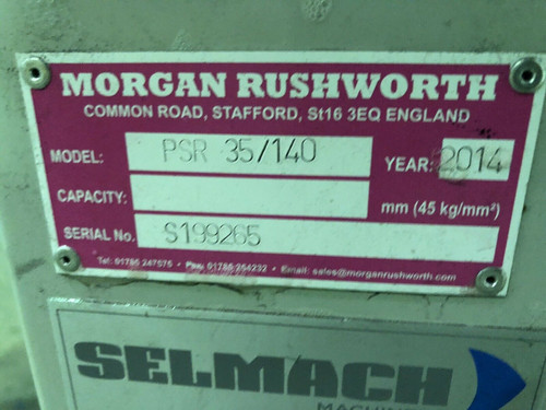 Morgan Rushworth Section Bending Ring Rolls, photo 2