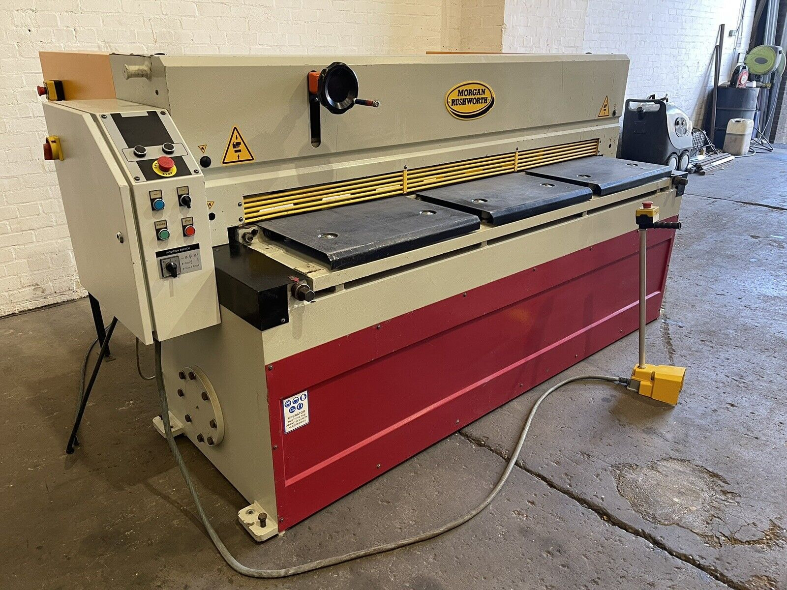 Morgan Rushworth Sheet Metal Guillotine