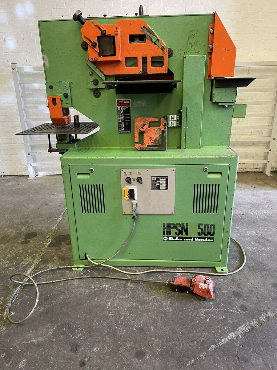 Mubea HPSN 500 Hydraulic Universal Iron Worker