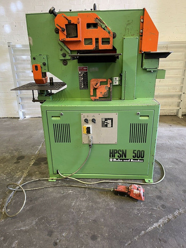 Mubea HPSN 500 Hydraulic Universal Iron Worker, photo 1