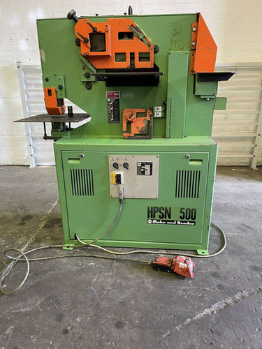 Mubea HPSN 500 Hydraulic Universal Iron Worker, photo 4