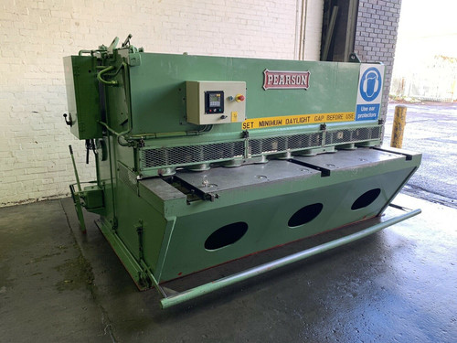Pearson 10mm Hydraulic Shear Capacity: 2.5m x 10mm With: Programmable Backgau