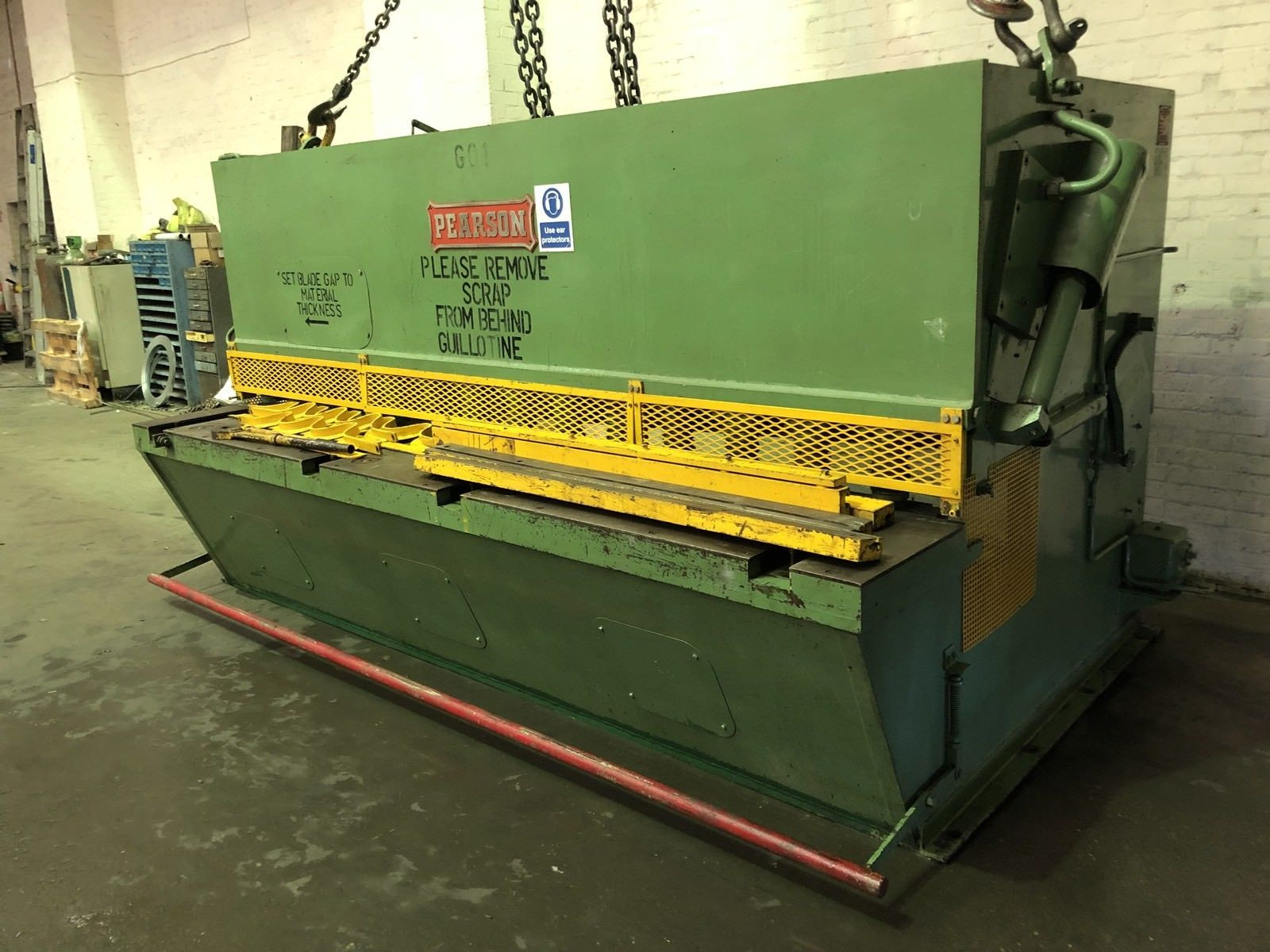 Pearson Hydraulic Guillotine 3100mm x 13mm
